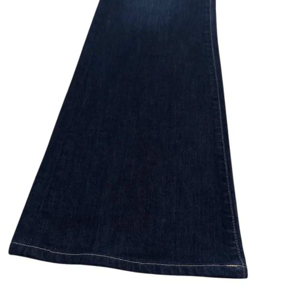 AG Adriano Goldschmied Women's Flare Jeans - Dark Blue - Picture 5 of 11